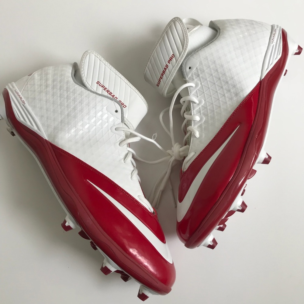 Nike Superbad Pro Lunarlon Football Cleats Size 17